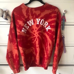 Hand Bleached New York Sweatshirt